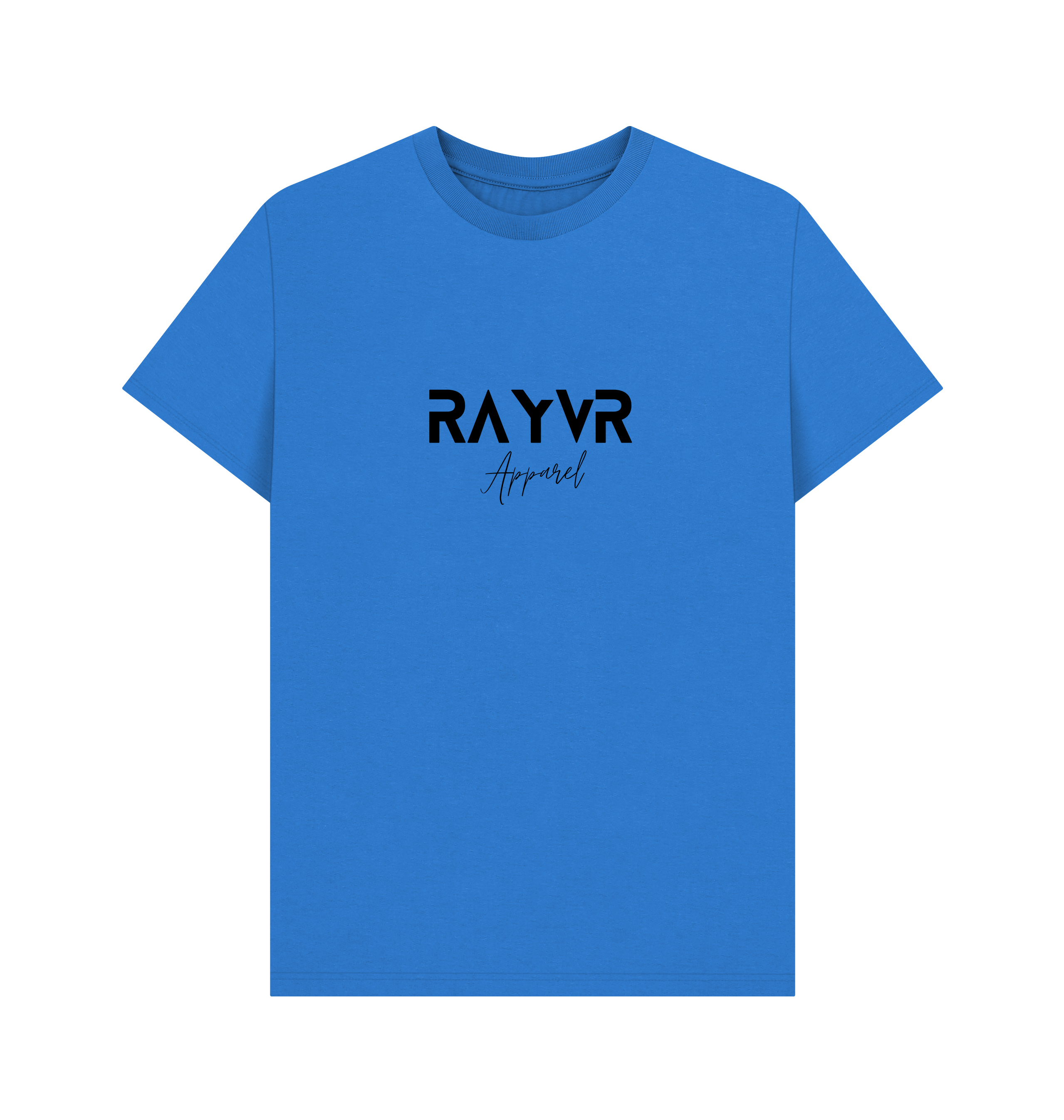 Bright Blue Printed T-shirt Front