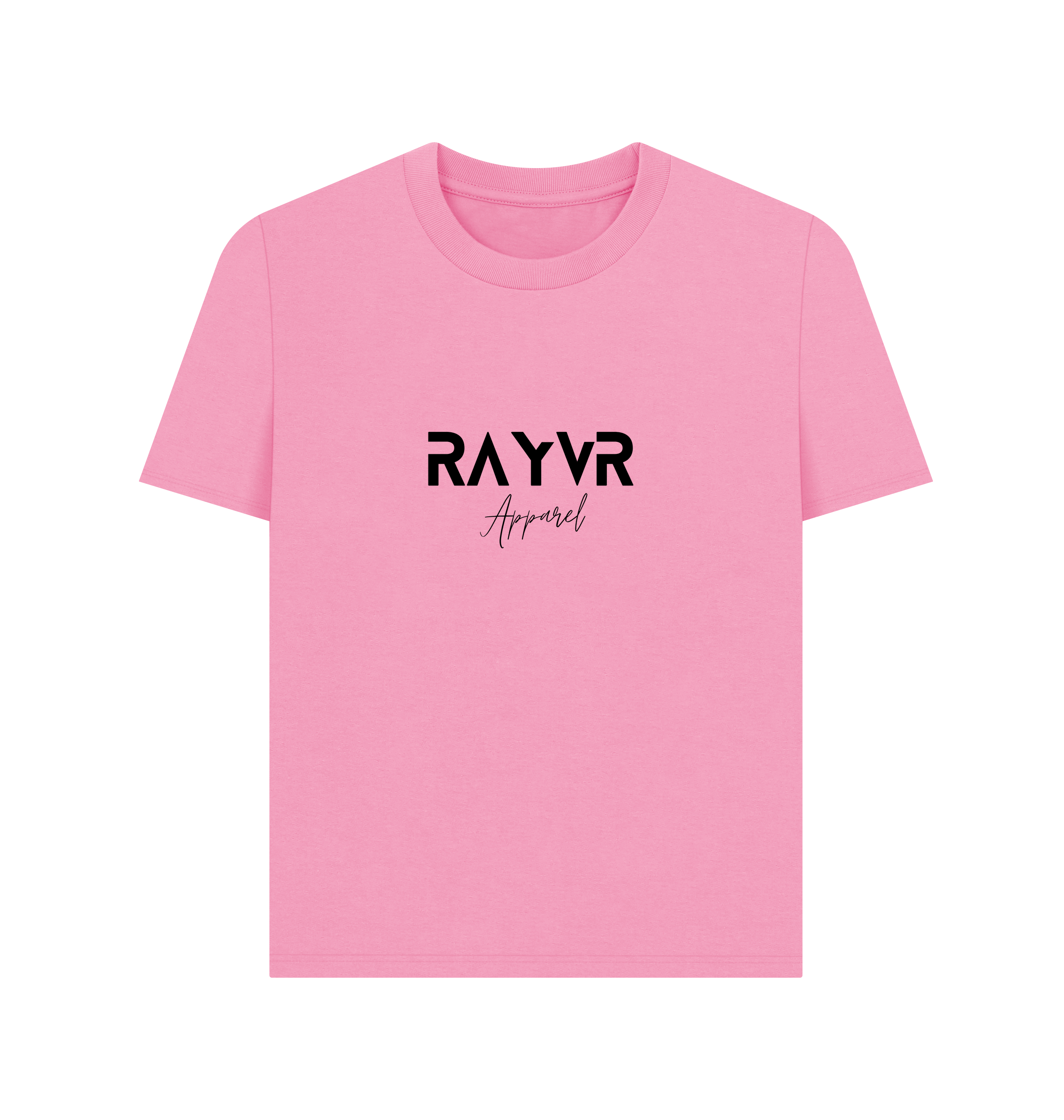 Rose Pink Printed T-shirt Front