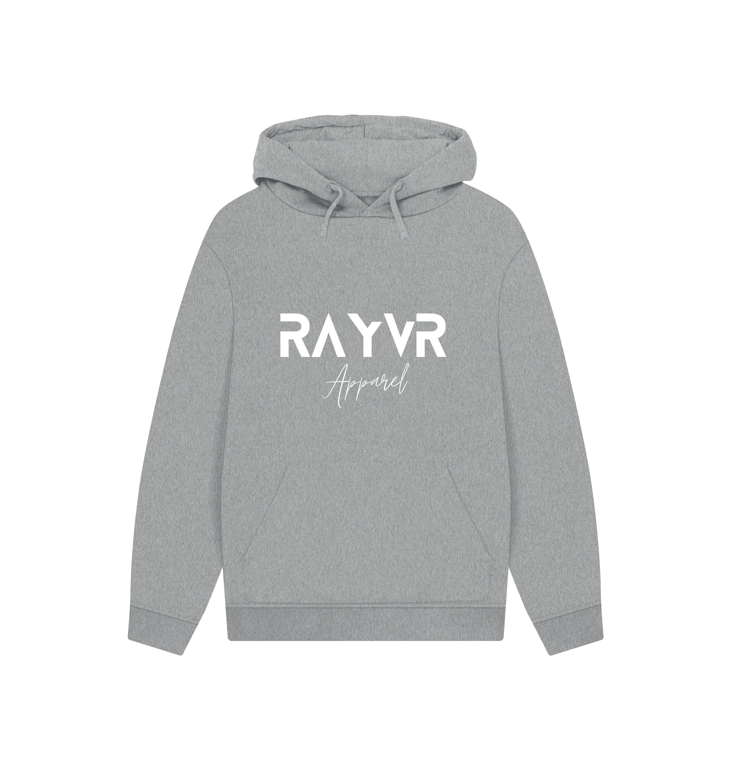 Athletic Grey Printed Hoody Front