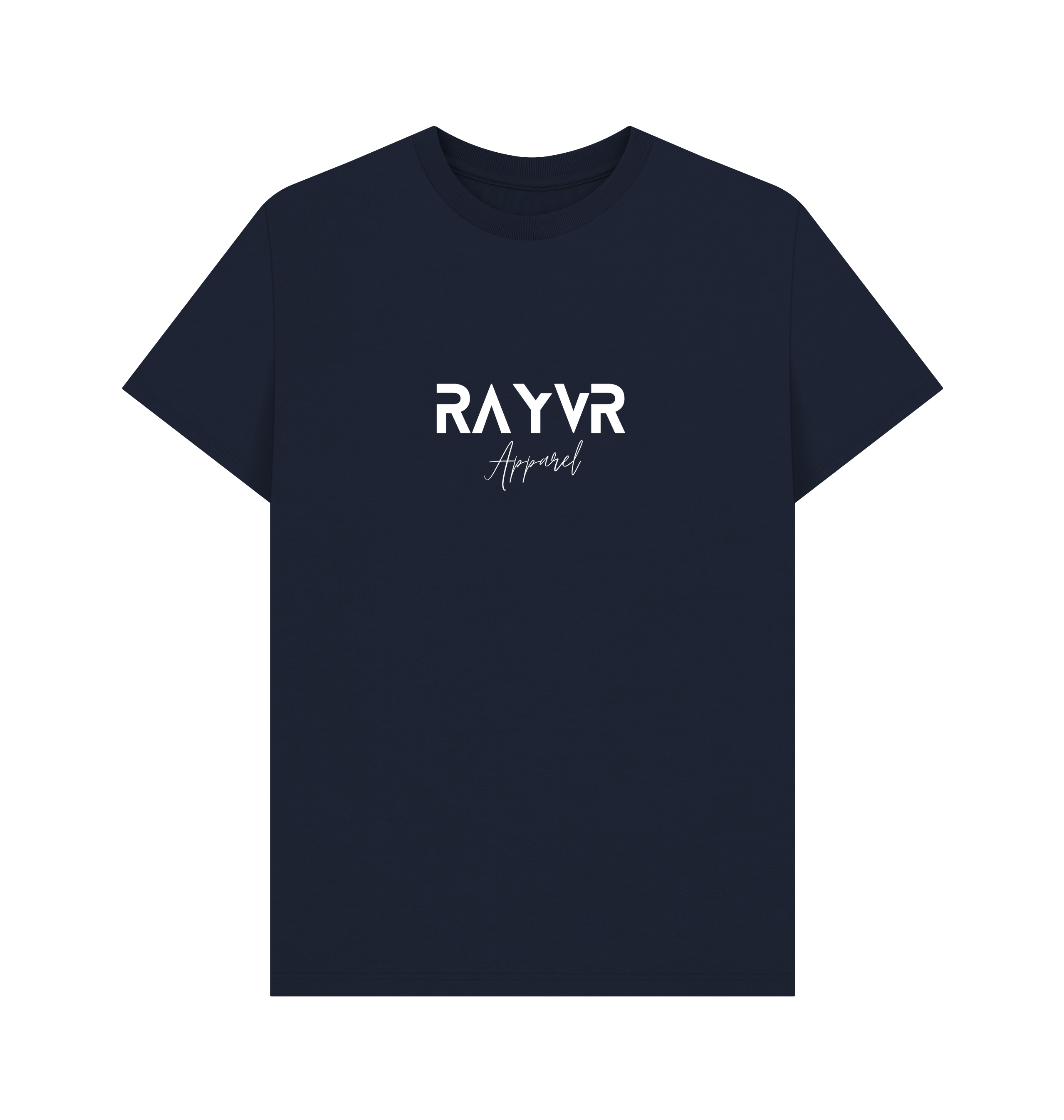 Navy Blue Printed T-shirt Front